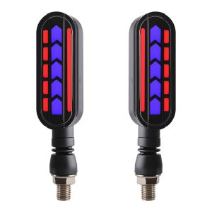 AC-0272S Multi-Color Pill Motorcycle LED DRL Turn Signal Pair
