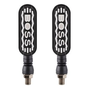 AC-0284 Vertical Pill Motorcycle LED DRL Turn Signal Pair