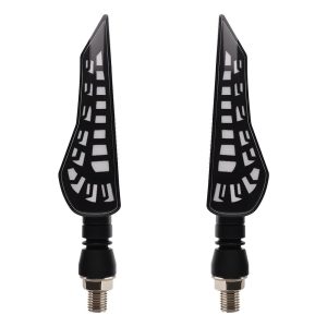 AC-0313 Fin-Shape Motorcycle LED DRL Turn Signal Pair