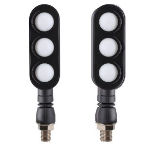 AC-0815S Traffic-Light Motorcycle LED DRL Turn Signal Pair