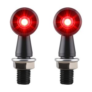 AC-0822 Round Bullet Motorcycle LED DRL Turn Signal Pair