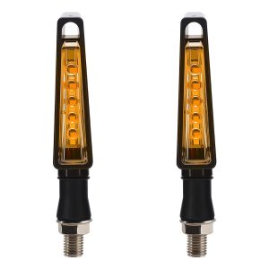 AC-0829 Slim Bar Motorcycle LED DRL Turn Signal Pair