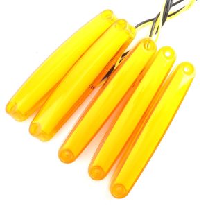 Amber LED Strip Warning Marker Light Kit