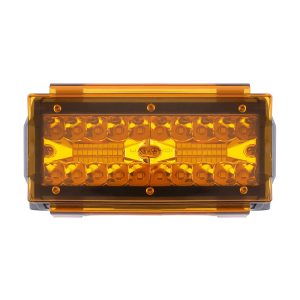 Amber Lens Dual-Row LED Work Light
