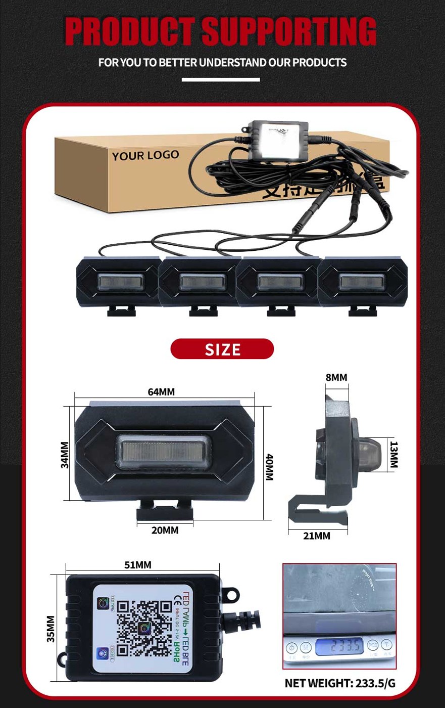 APP-Control RGB Grille Network LED Light Kit