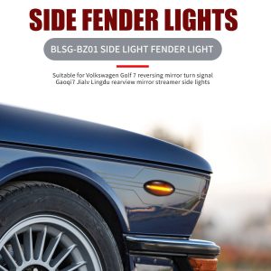 Blsg Bz03 Sequential Led Fender Side Marker Light 05 BLSG-BZ03 Sequential LED Fender Side Marker Light - installation / package