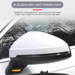 Blsg Bz03 Sequential Led Fender Side Marker Light 06 BLSG-BZ03 Sequential LED Fender Side Marker Light - installation / package