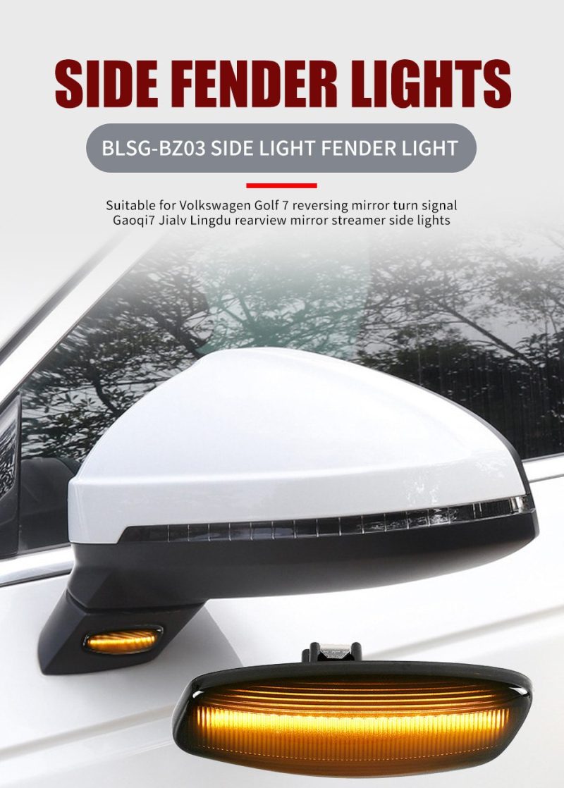 Blsg Bz03 Sequential Led Fender Side Marker Light 06 BLSG Bz03 Sequential LED Fender Side Marker Light 06