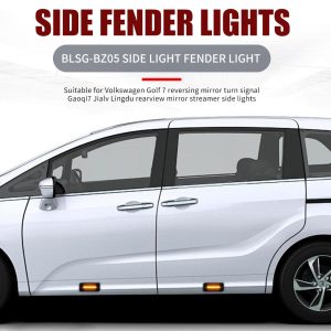 Blsg Bz05 Sequential Led Fender Side Marker Light 04 BLSG-BZ05 Sequential LED Fender Side Marker Light - detail / effect