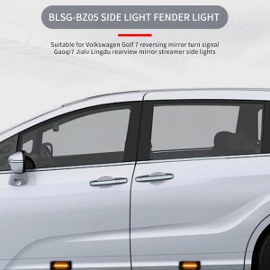 Blsg Bz05 Sequential Led Fender Side Marker Light 06 BLSG-BZ05 Sequential LED Fender Side Marker Light - installation / package