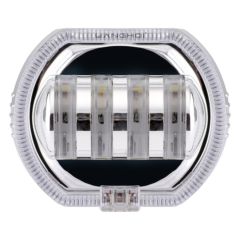 built-in 4 bead angel demon eye projector light front reference