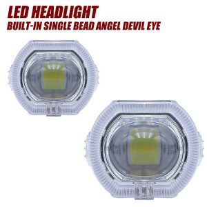 Built-In LED Angel Eye Headlight Lens Series