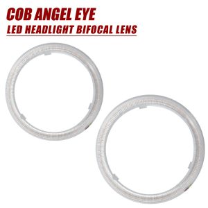 COB Angel Eye Halo Ring White Amber Bifocal Lens Kit