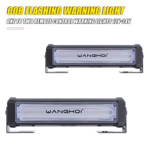 COB Dual-Row LED Strobe Warning Light Color Options