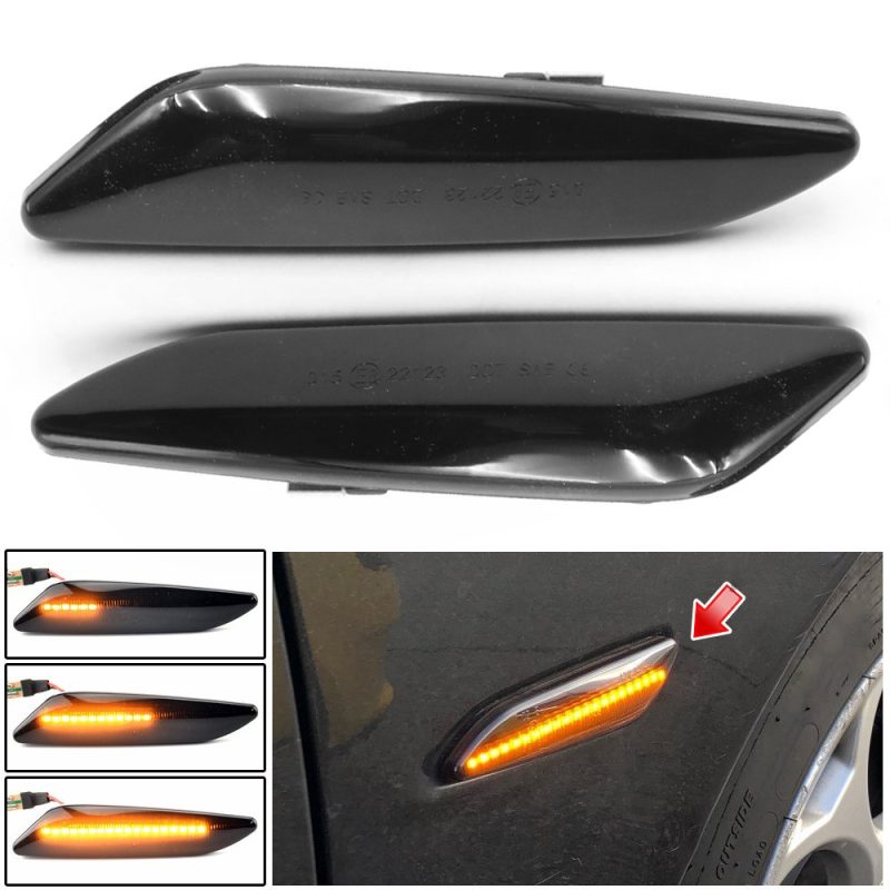 D0521 Fiat Fiorino Qubo Sequential Led Fender Side Marker Light 03 D0521 Fiat Fiorino Qubo Sequential LED Fender Side Marker Light 03