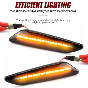 D0521 Fiat Fiorino Qubo Sequential Led Fender Side Marker Light 05 D0521 Sequential LED Fender Side Marker Light for Fiat Fiorino Qubo - installation / package