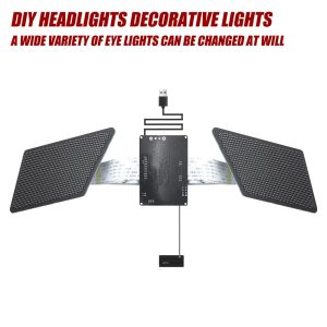 DIY Headlight Decorative LED Panel Kit