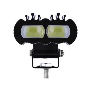 Double Pearl Demon Eye LED Motorcycle Spotlight