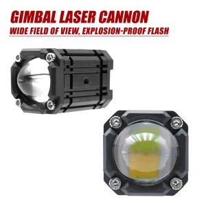 Dual-Color Motorcycle Laser Cannon Auxiliary Spotlight