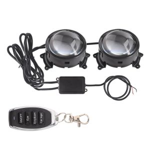 Dynamic Devil Eye LED Headlight Projector Pair