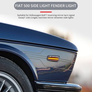 Fiat 500 Sequential Led Fender Side Marker Light 06 Fiat 500 Sequential LED Fender Side Marker Light - installation / package