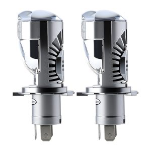 H4 Dual-Lens LED Headlight Bulb Set