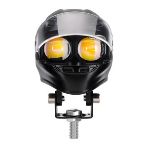Helmet-Shape Motorcycle LED Spotlight Options