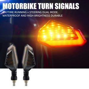 l-shaped-motorcycle-led-turn-signal-lights-with-red-yellow-dual-color-01 L-Shaped Motorcycle LED Turn Signal Lights with Red / Yellow Dual Color DRL