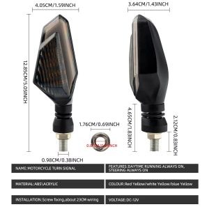 l-shaped-motorcycle-led-turn-signal-lights-with-red-yellow-dual-color-03 L-Shaped Motorcycle LED Turn Signal Lights with Red / Yellow Dual Color DRL