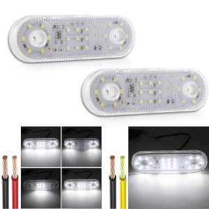 Long Oval LED Width Indicator Side Marker Light Options