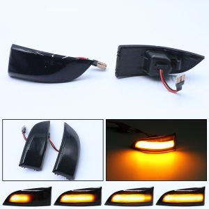 Lsg Ll03 Renault Megane Mk3 Sequential Led Mirror Turn Signal Light 03 LSG-LL03 Renault Megane MK3 Sequential LED Mirror Turn Signal Light - detail / effect