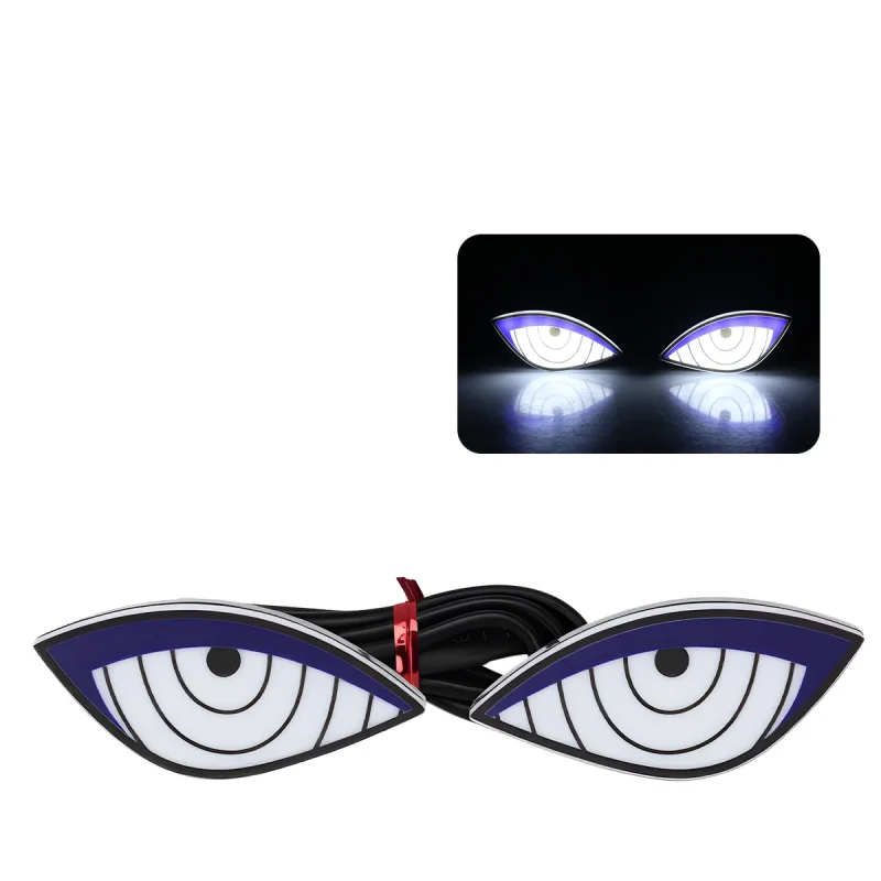 Motorcycle Anime Eye LED Rear Decorative Strobe Signal Light