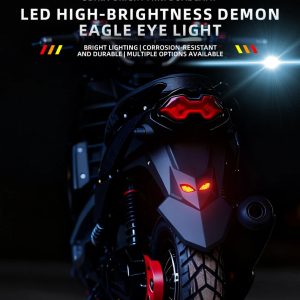 Motorcycle Anime Eye LED Rear Decorative Strobe Signal Light