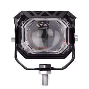 motorcycle-led-lens-auxiliary-spotlight-dual-color-high-low-beam-05 Motorcycle LED Lens Auxiliary Spotlight Dual Color High Low Beam