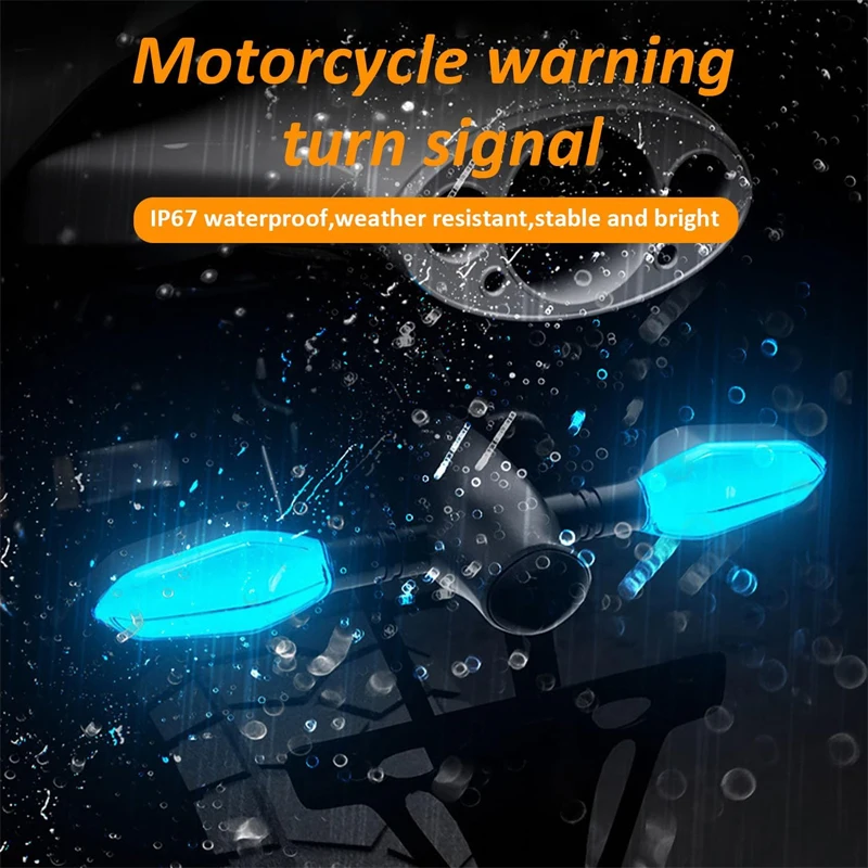 motorcycle-rgb-led-turn-signal-projector-lights-with-27-modes-04 Motorcycle RGB LED Turn Signal Projector Lights with 27 Modes