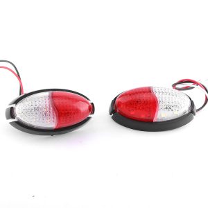 Oval Dual-Color LED Truck Side Marker Warning Light