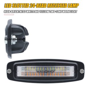 Recessed Linear LED Work Light Bar Options