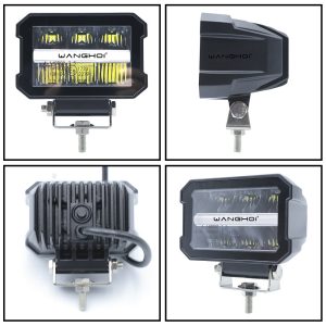 Rectangular Dual-Color Mini Cannon LED Work Light