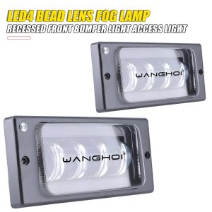 Rectangular Four-Bead LED Front Light