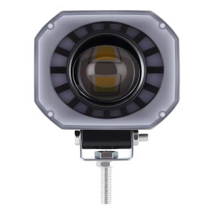Rectangular Single-Lens RGB Angel Eye LED Work Light