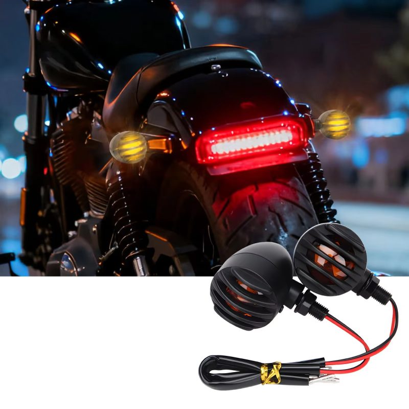retro-bullet-motorcycle-led-turn-signal-lights-amber-indicator-01 Retro Bullet Motorcycle LED Turn Signal Lights Amber Indicator