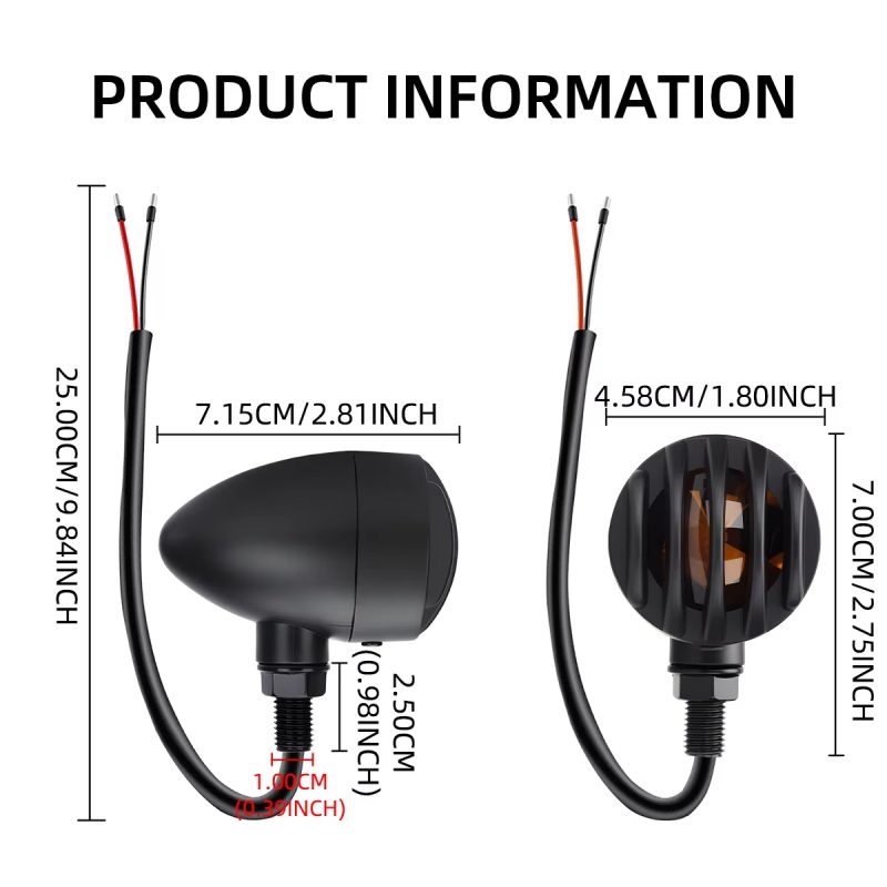 retro-bullet-motorcycle-led-turn-signal-lights-amber-indicator-04 Retro Bullet Motorcycle LED Turn Signal Lights Amber Indicator