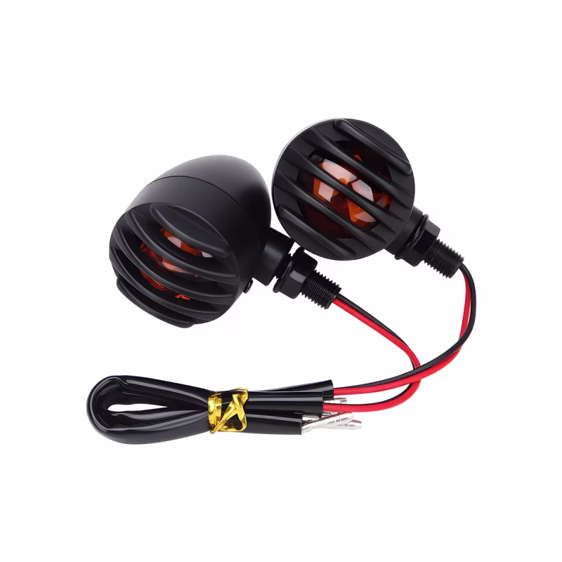 retro-bullet-motorcycle-led-turn-signal-lights-amber-indicator-05 Retro Bullet Motorcycle LED Turn Signal Lights Amber Indicator