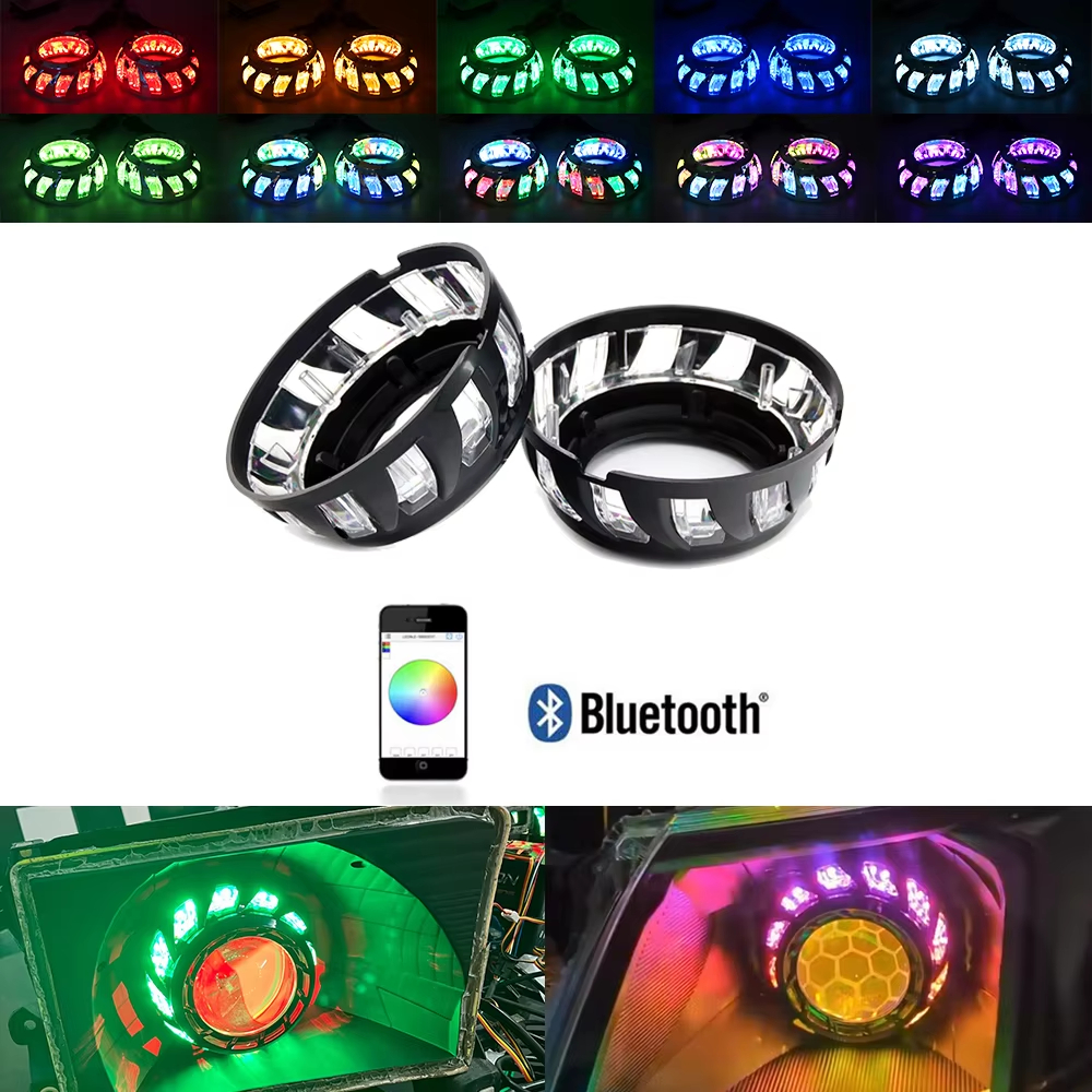 RGB spiral angel eye shrouds with app-control product reference