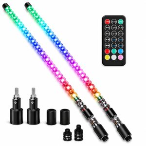 RGB LED Whip Lights Kit Main