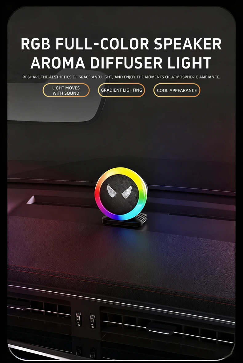 RGB Music Rhythm Car Interior Aroma Ambient Light