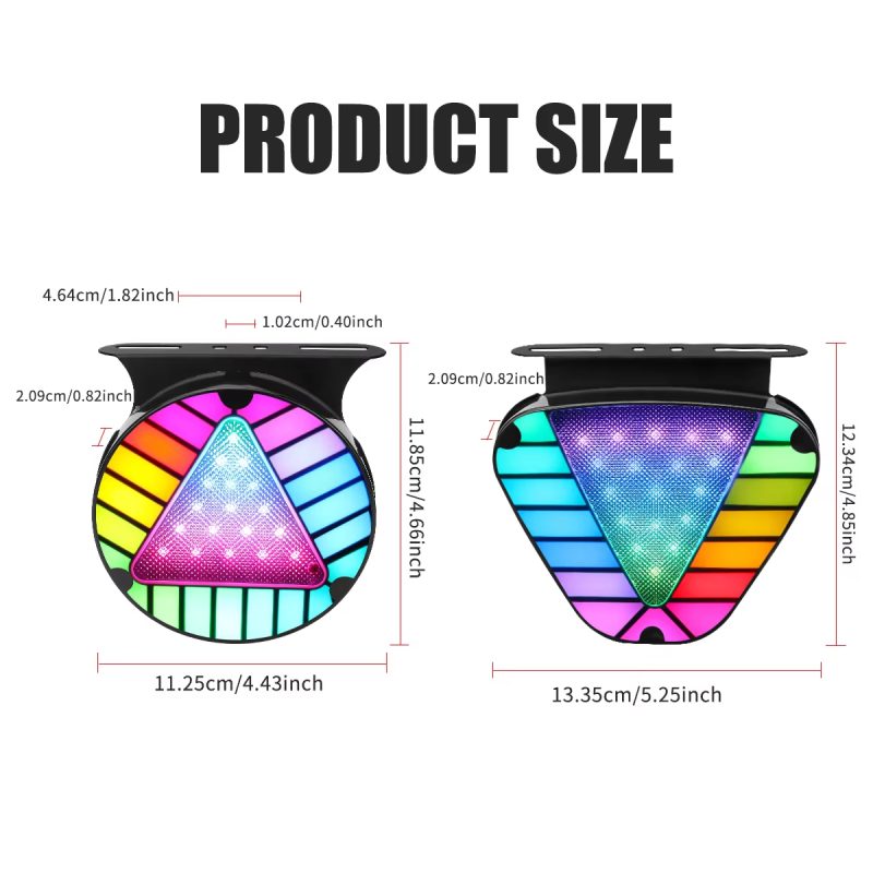 rgb-round-triangle-led-rear-stop-tail-light-for-truck-motorcycle-02 RGB Round Triangle LED Rear Stop Tail Light for Truck Motorcycle