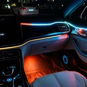 Rgbic Car Door Ambient Light Effect RGBIC car door ambient light effect