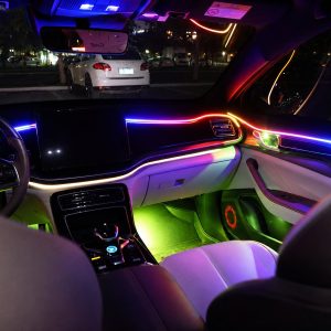 Rgbic Car Interior Ambient Light Dashboard Effect RGBIC dashboard and footwell ambient lighting for car interior