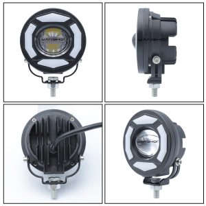 Round RGB Demon Eye LED Auxiliary Spotlight